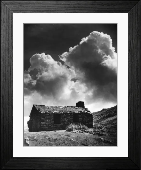 Framed Print : Remote Lakeland Cottage Framed Print : Remote Lakeland Cottage