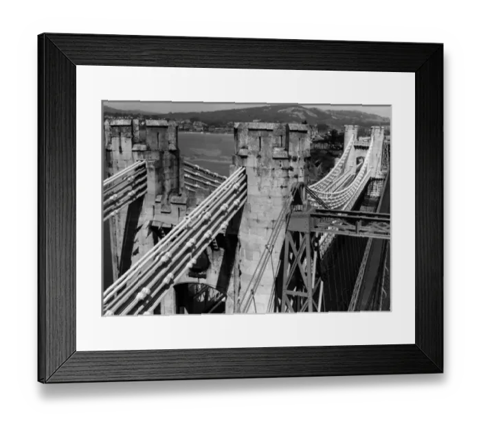 Framed Print : Conway Castle Bridge Framed Print : Conway Castle Bridge