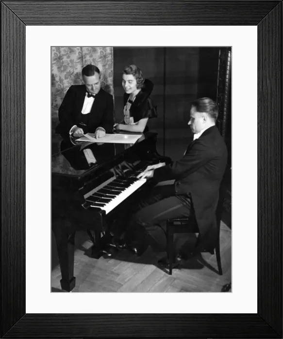 Framed Print : Around the Piano Framed Print : Around the Piano