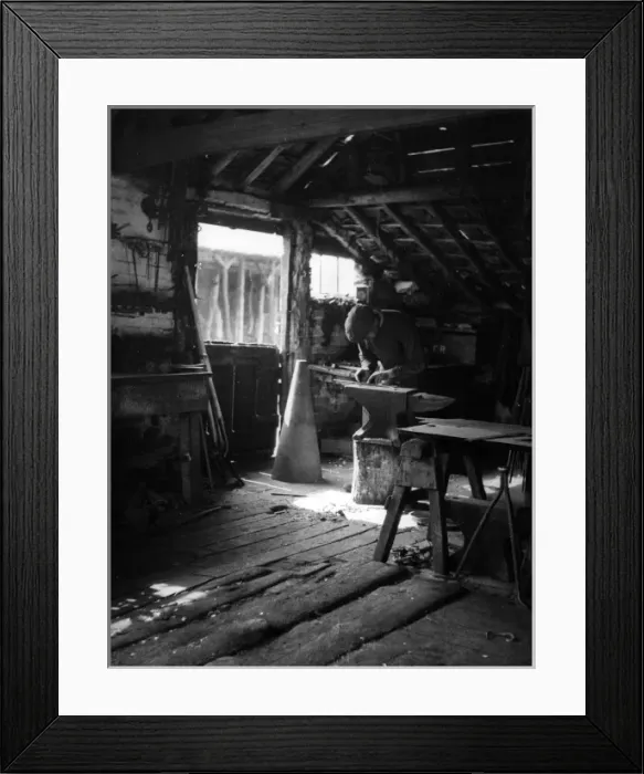 Framed Print : Village Blacksmith Framed Print : Village Blacksmith