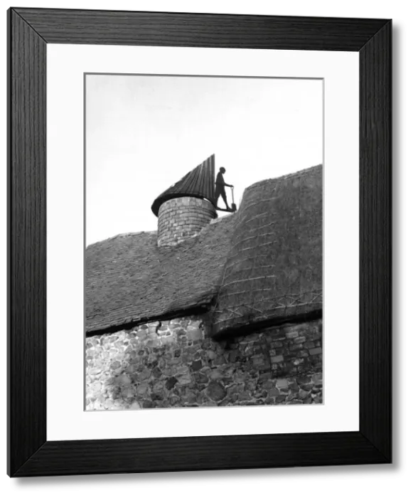 Framed Print : Malt House Weathervane Framed Print : Malt House Weathervane