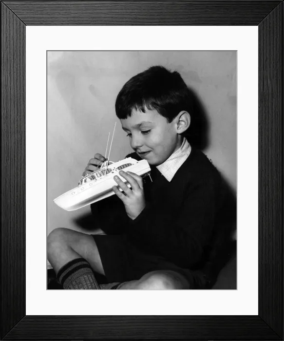 Framed Print : BOY & BOAT Framed Print : BOY & BOAT