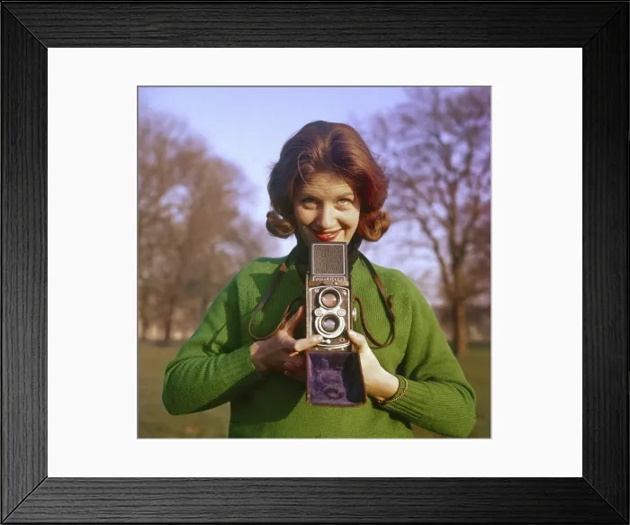 Framed Print : Female Photographer Framed Print : Female Photographer