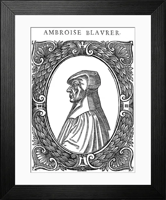 Framed Print : Ambrose Blaurer - 1 Framed Print : Ambrose Blaurer - 1