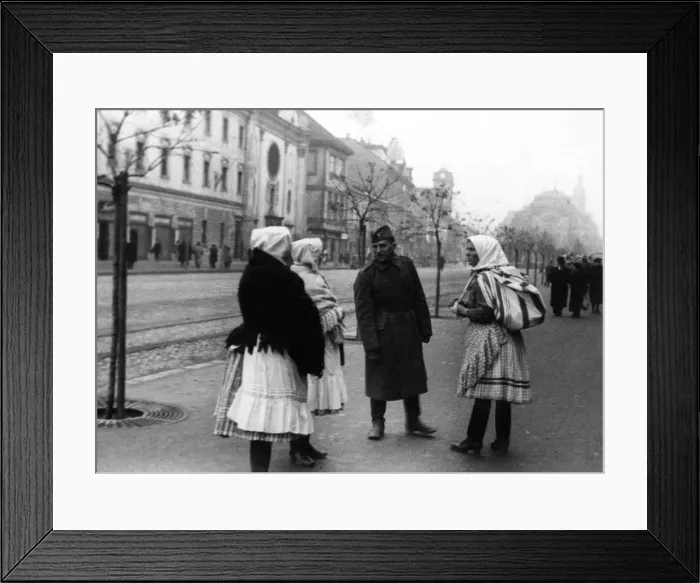 Framed Print : Slovak Refugee Women Framed Print : Slovak Refugee Women