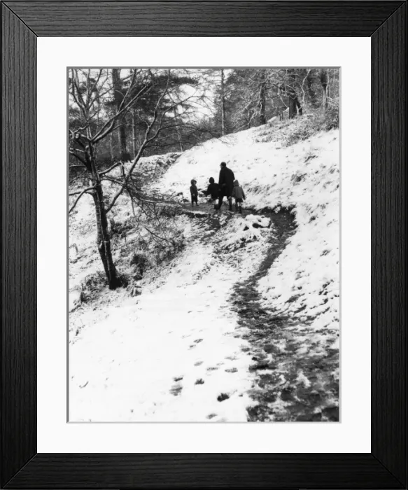 Framed Print : Winter Walkers Framed Print : Winter Walkers