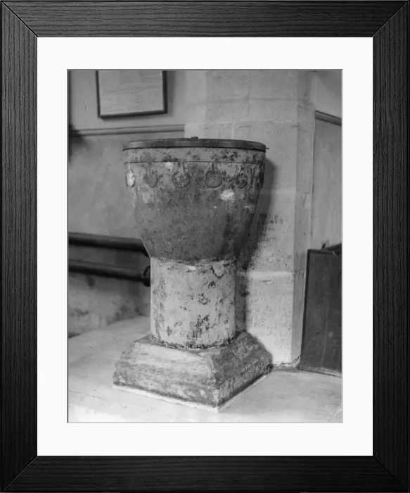 Framed Print : Anglo Saxon Font Framed Print : Anglo Saxon Font