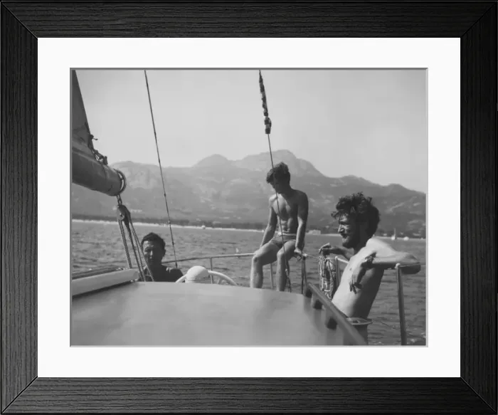 Framed Print : Sailing Off Corsica Framed Print : Sailing Off Corsica