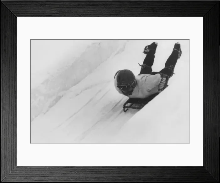 Framed Print : TOBOGGANER