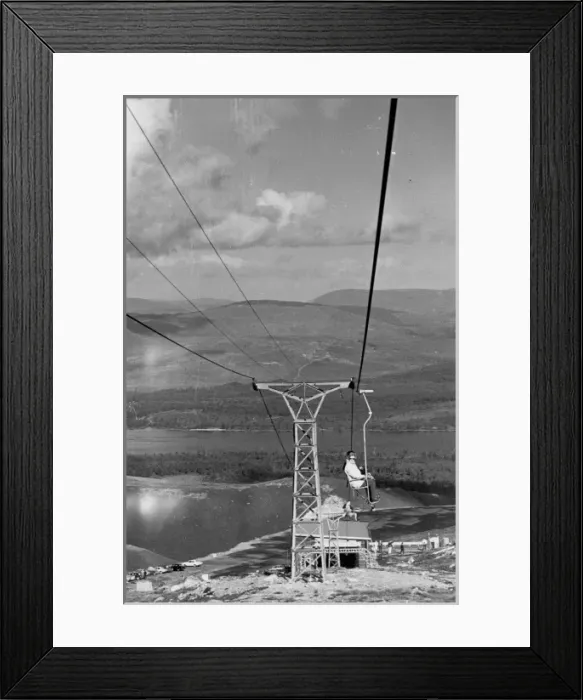 Framed Print : Ski Chair Lift Framed Print : Ski Chair Lift