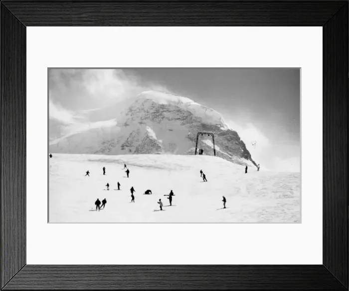 Framed Print : Swiss Ski Slopes Framed Print : Swiss Ski Slopes