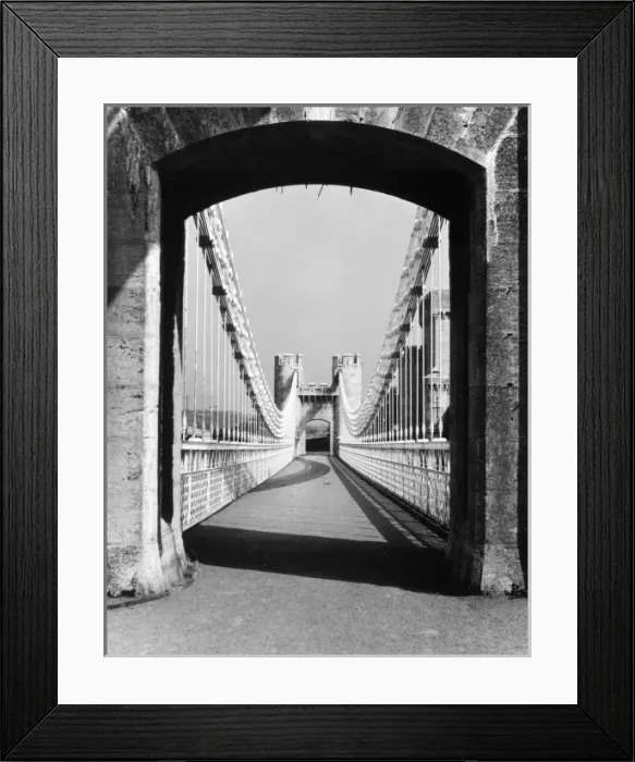Framed Print : Conway Castle Bridge Framed Print : Conway Castle Bridge