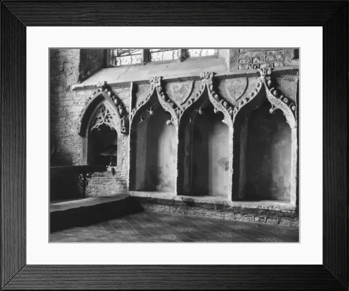 Framed Print : Sedilis & Piscina Framed Print : Sedilis & Piscina
