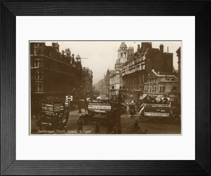 Framed Print : Tottenham Court Road, London Framed Print : Tottenham Court Road, London