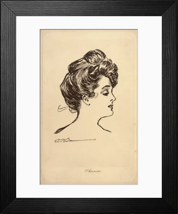 Framed Print : Gibson Girl - Annie Framed Print : Gibson Girl - Annie