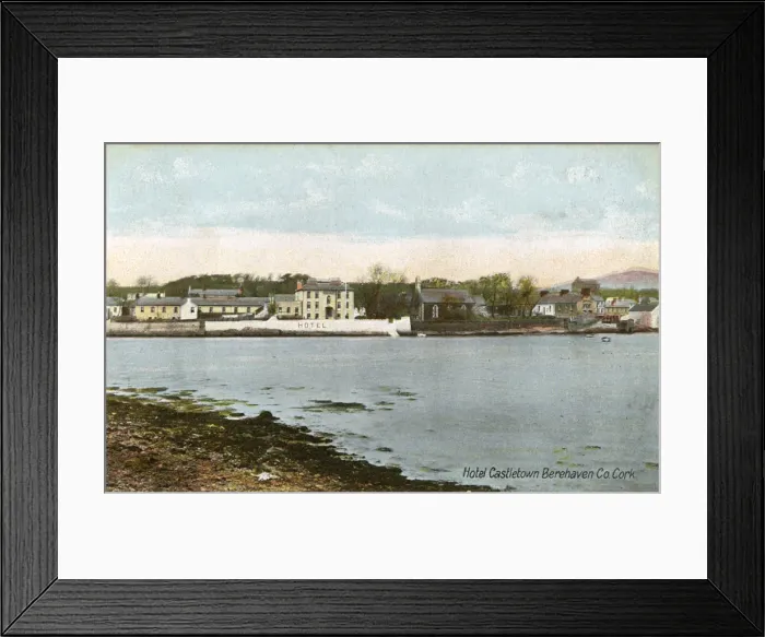Framed Print : Hotel at Castletown Berehaven, Ireland Framed Print : Hotel at Castletown Berehaven, Ireland