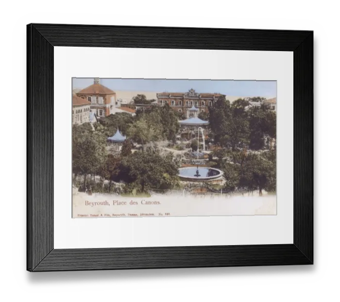Framed Print : Beirut, Lebanon - Place des Canons Framed Print : Beirut, Lebanon - Place des Canons