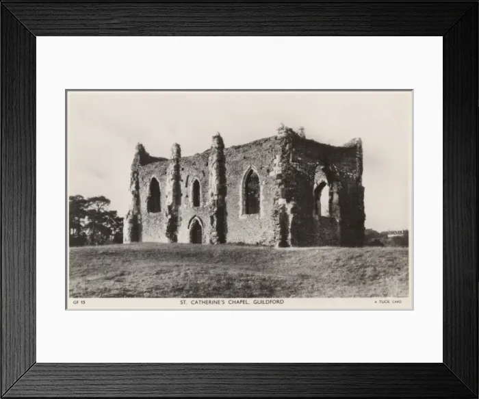 Framed Print : St Catherines Chapel, Guildford Framed Print : St Catherines Chapel, Guildford