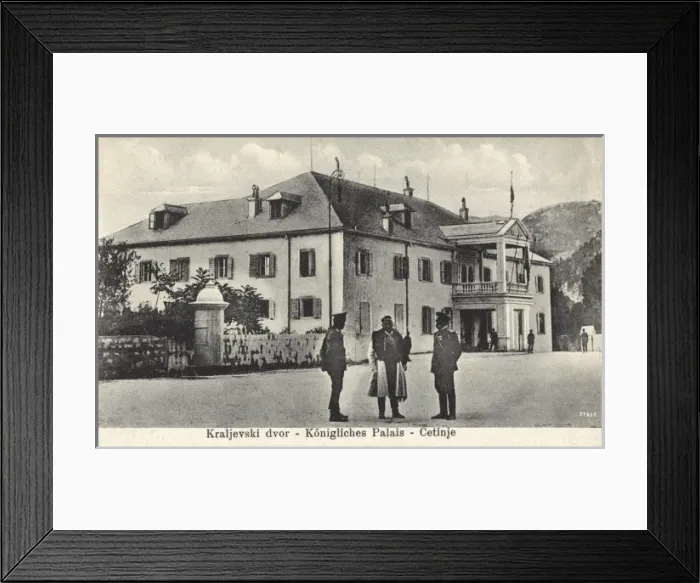 Framed Print : Montenegro - Cetinje - Kings Palace Framed Print : Montenegro - Cetinje - Kings Palace