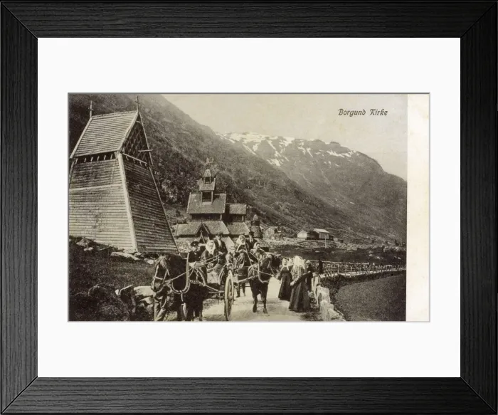 Framed Print : Borgund Church, Norway Framed Print : Borgund Church, Norway