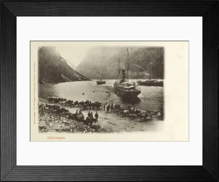 Framed Print : Gudvangen, Norway Framed Print : Gudvangen, Norway