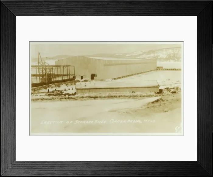 Framed Print : Storage Shed - Corner Brook - Newfoundland Framed Print : Storage Shed - Corner Brook - Newfoundland