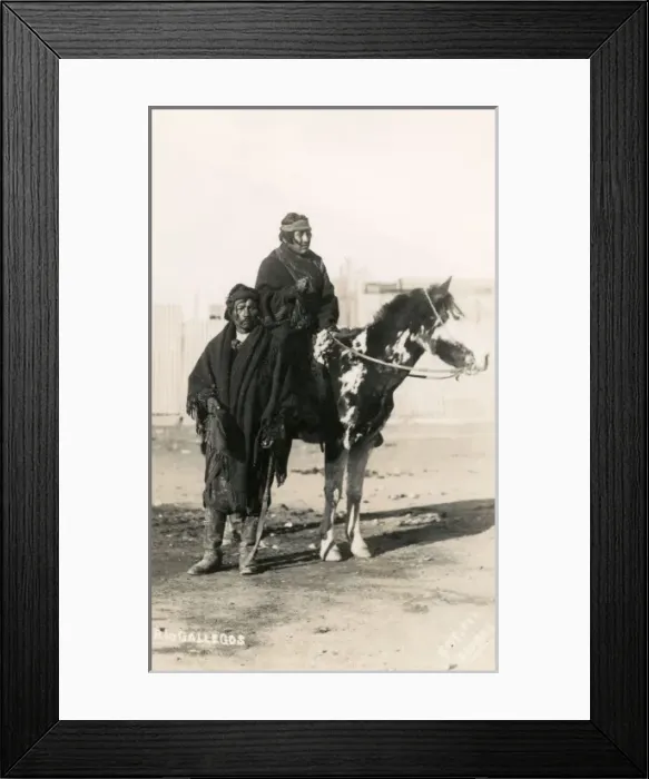 Framed Print : Argentina - Two men of Rio Gallegos Framed Print : Argentina - Two men of Rio Gallegos