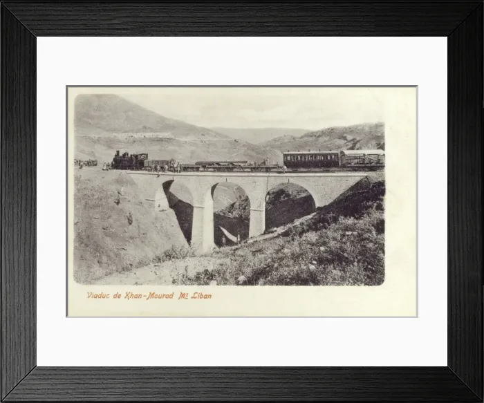 Framed Print : Lebanon - Khan Murad Viaduct - Mount Lebanon Framed Print : Lebanon - Khan Murad Viaduct - Mount Lebanon