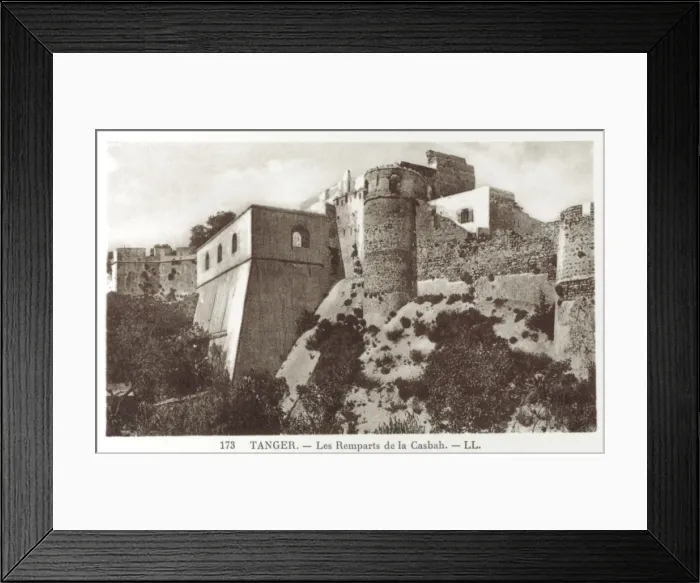 Framed Print : The Ramparts of the Casbah - Tangiers, Morocco Framed Print : The Ramparts of the Casbah - Tangiers, Morocco