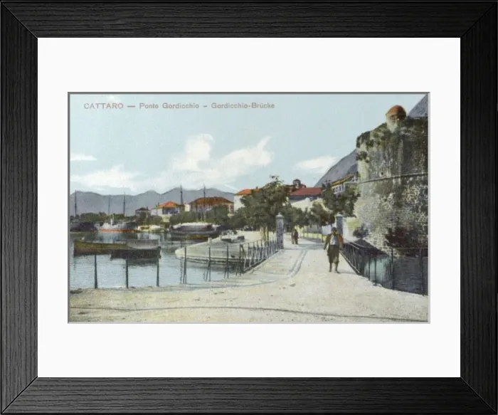 Framed Print : Montenegro - Kotor (Cattaro) - Gordicchio Bridge Framed Print : Montenegro - Kotor (Cattaro) - Gordicchio Bridge