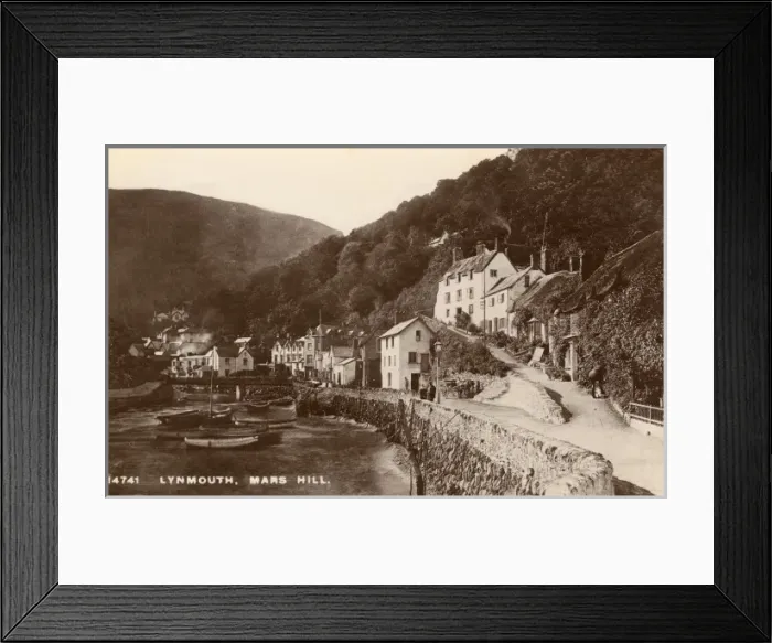 Framed Print : Mars Hill, Lynmouth, Devon Framed Print : Mars Hill, Lynmouth, Devon