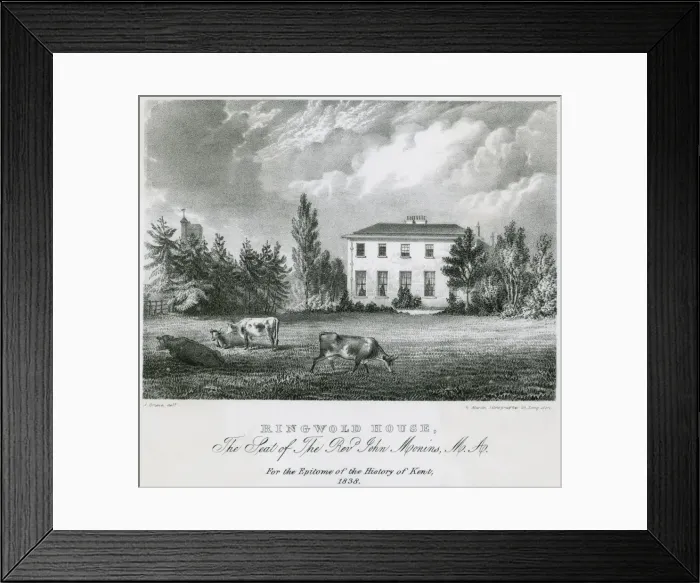 Framed Print : Ringwold House, Kent Framed Print : Ringwold House, Kent