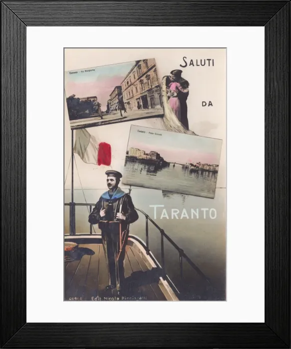 Framed Print : Greetings from Taranto, Italy Framed Print : Greetings from Taranto, Italy