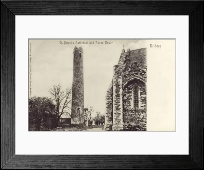 Framed Print : St Brigids Cathedral and Round Tower, Kildare Framed Print : St Brigids Cathedral and Round Tower, Kildare