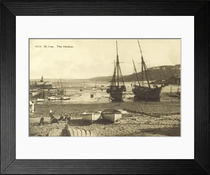Framed Print : The harbour - St Ives Framed Print : The harbour - St Ives