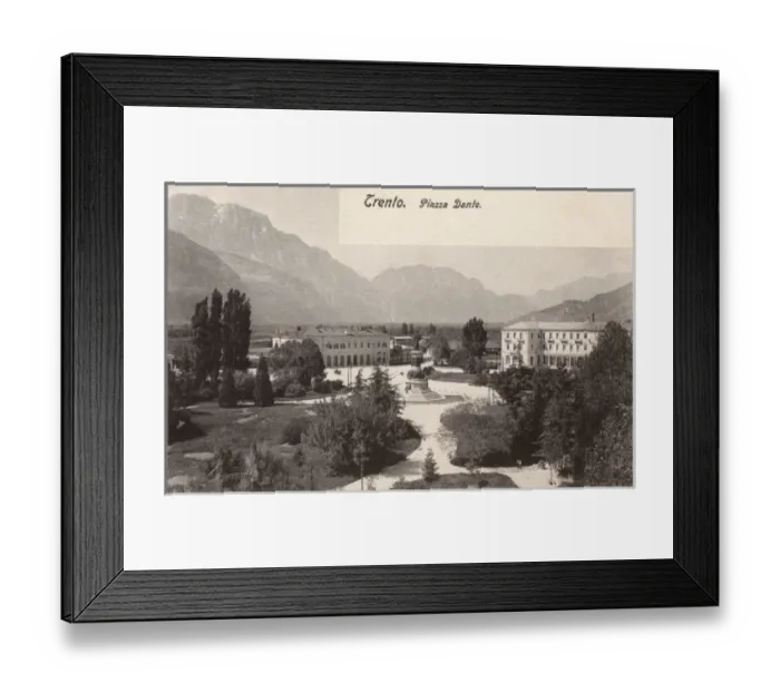 Framed Print : Piazza Dante at Trento, Italy Framed Print : Piazza Dante at Trento, Italy