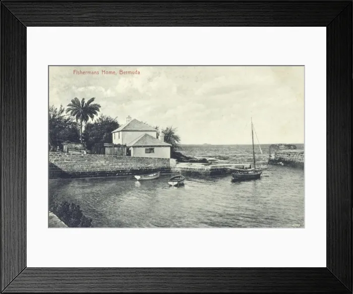 Framed Print : A Fishermans home, Bermuda, West Indies Framed Print : A Fishermans home, Bermuda, West Indies