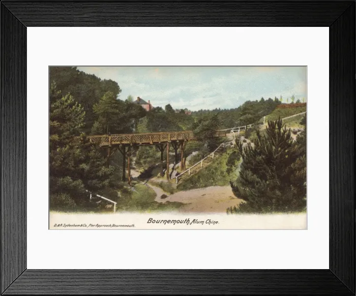 Framed Print : Alum Chine, Bournemouth Framed Print : Alum Chine, Bournemouth