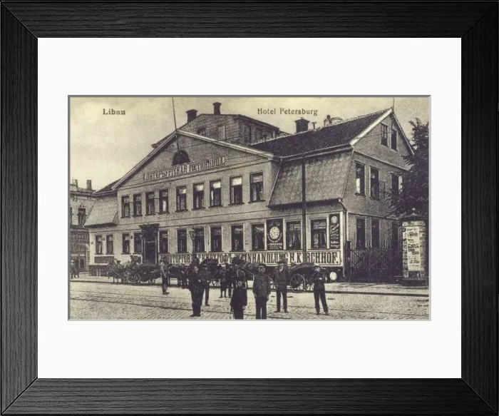 Framed Print : Latvia - Liepaja - Hotel Petersburg Framed Print : Latvia - Liepaja - Hotel Petersburg