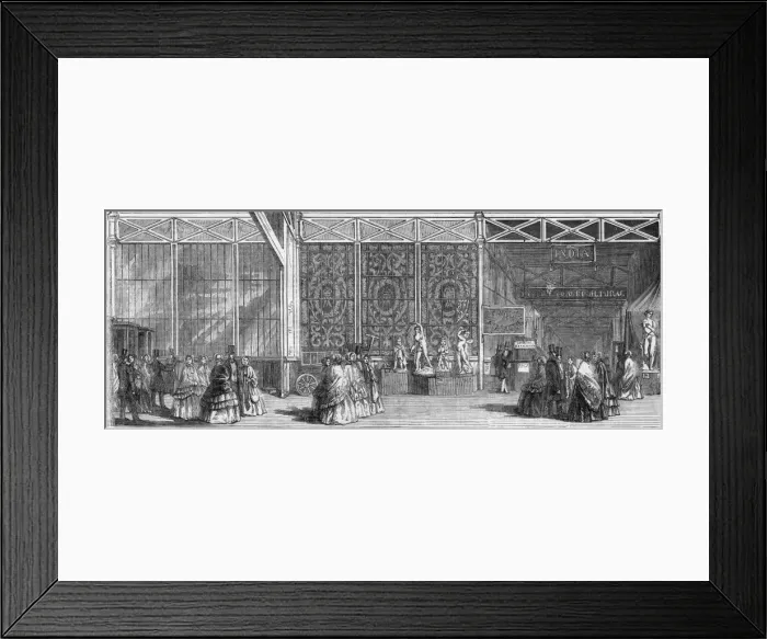 Framed Print : Great Exhibition, portion of south transept Framed Print : Great Exhibition, portion of south transept