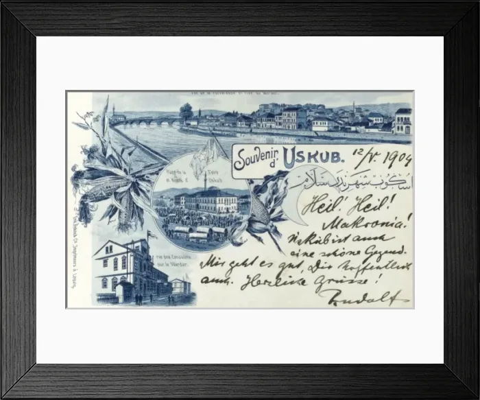 Framed Print : Skopje, Macedonia - River Vardar and other scenes Framed Print : Skopje, Macedonia - River Vardar and other scenes