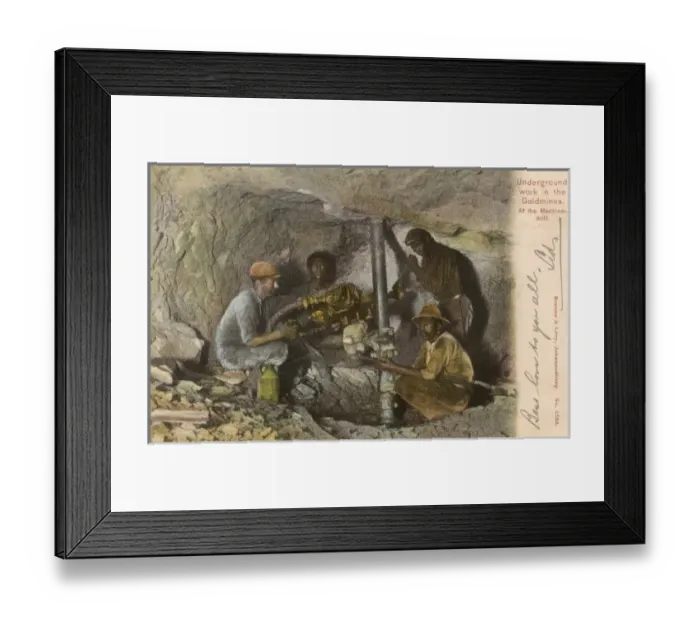 Framed Print : Southern Africa - Gold Prospecting Framed Print : Southern Africa - Gold Prospecting