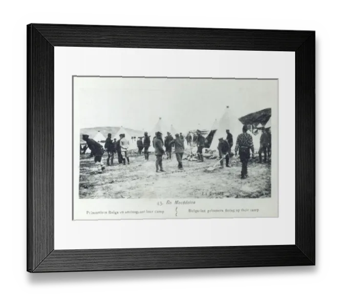 Framed Print : Bulgarian prisoners in Macedonia Framed Print : Bulgarian prisoners in Macedonia
