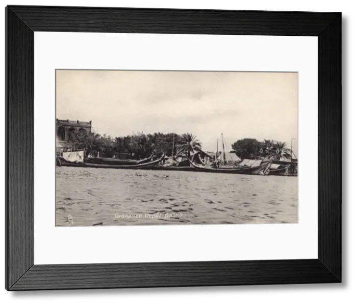 Framed Print : Ordnance Depot - Basra, Iraq, WWI Framed Print : Ordnance Depot - Basra, Iraq, WWI