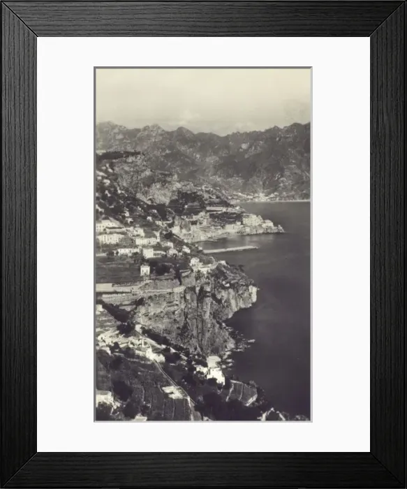 Framed Print : Amalfi Coastline, Italy - Amalfi viewed from Pendolo Framed Print : Amalfi Coastline, Italy - Amalfi viewed from Pendolo