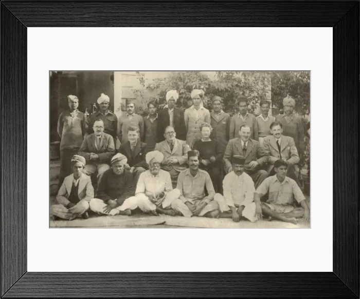 Framed Print : India - Foreign Office Personnel and staff Framed Print : India - Foreign Office Personnel and staff