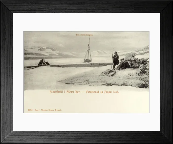 Framed Print : Trapping in Advent Bay, Spitsbergen, Norway Framed Print : Trapping in Advent Bay, Spitsbergen, Norway