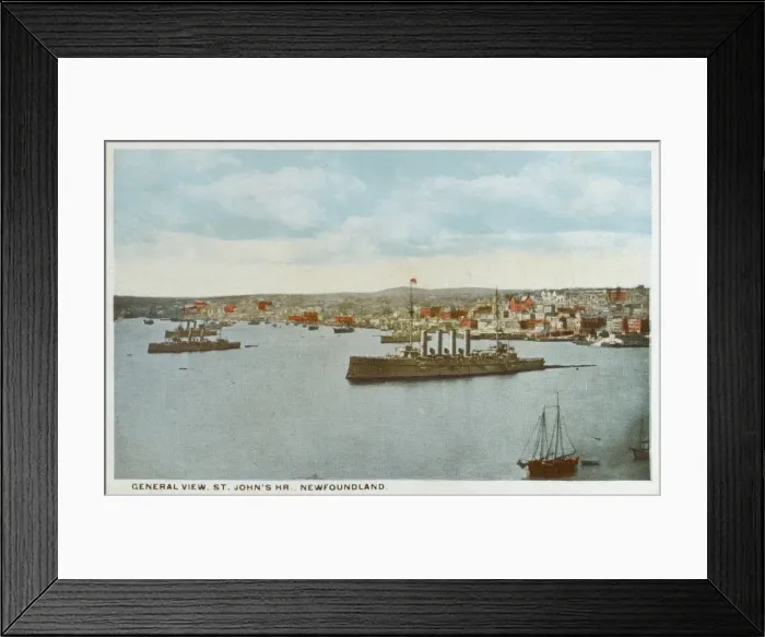 Framed Print : St. Johns - Newfoundland - View of the Harbour Framed Print : St. Johns - Newfoundland - View of the Harbour