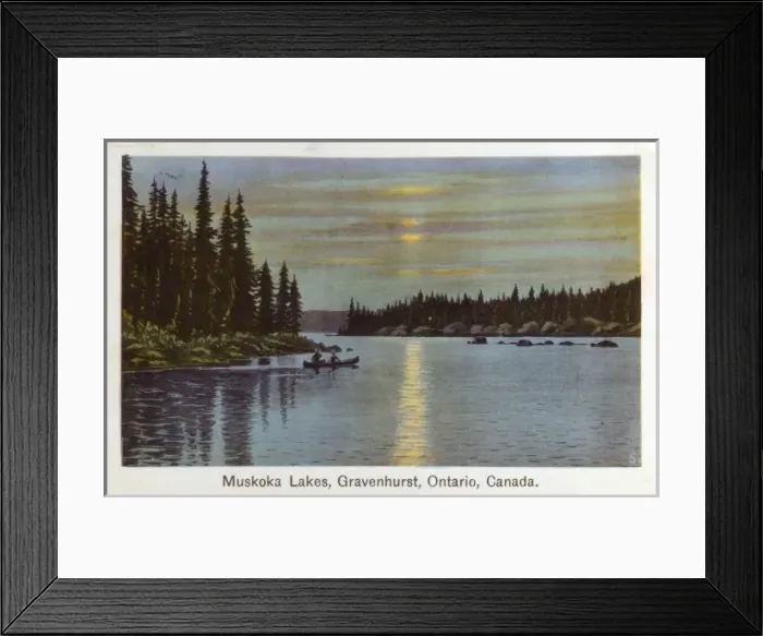 Framed Print : Canada - Muskoka Lakes, Gravenhurst, Ontario Framed Print : Canada - Muskoka Lakes, Gravenhurst, Ontario
