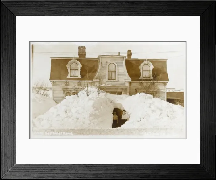 Framed Print : St. Johns - Newfoundland - Huge Snowdrift Framed Print : St. Johns - Newfoundland - Huge Snowdrift